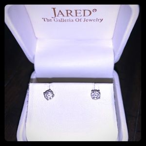 3/4 carat diamond earrings